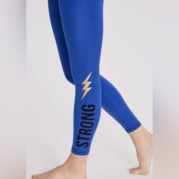 WILDFOX || Strong 7/8 Lightning Leggings in Digital Blue - SZ Small 💙NWT💙 - Picture 10 of 10